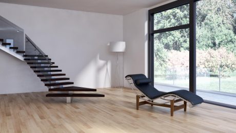 Flooring-installer-laying-hybrid-floor Flooring installation Melbourne – hybrid flooring process