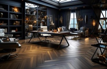 Commercial-Flooring-Installation-Modern-Office Commercial flooring installed in modern office environment
