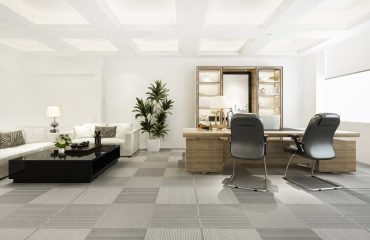 Commercial vinyl tile Melbourne installed in modern office environment