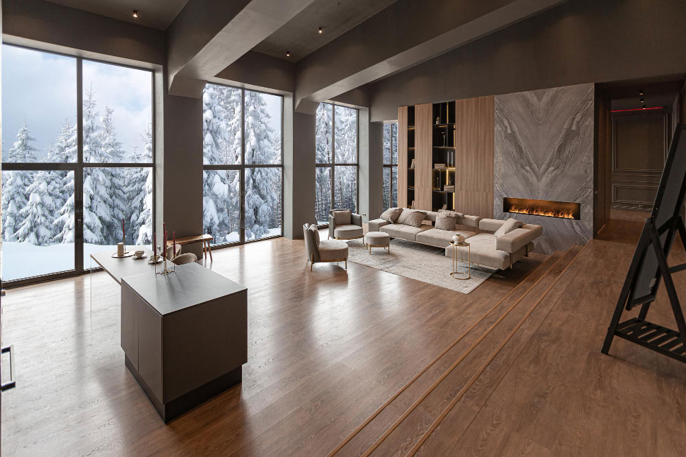 engineered timber flooring in Caulfield Melbourne home