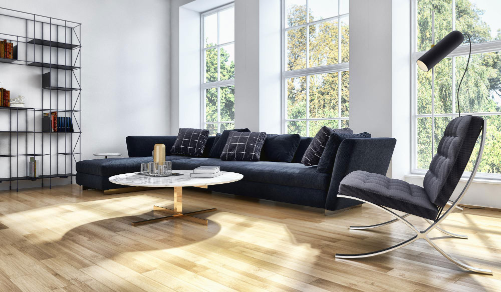 hybrid flooring in St Kilda apartment Melbourne