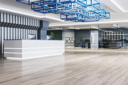 modern commercial flooring in a Melbourne office space