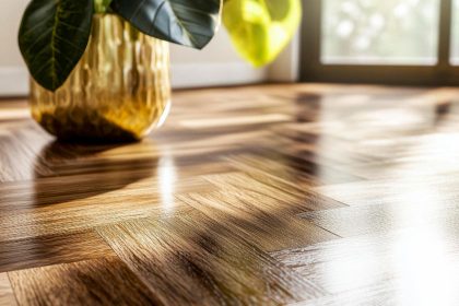 solid timber flooring Melbourne in modern interior