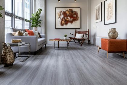 Best vinyl plank flooring installed in a modern interior space
