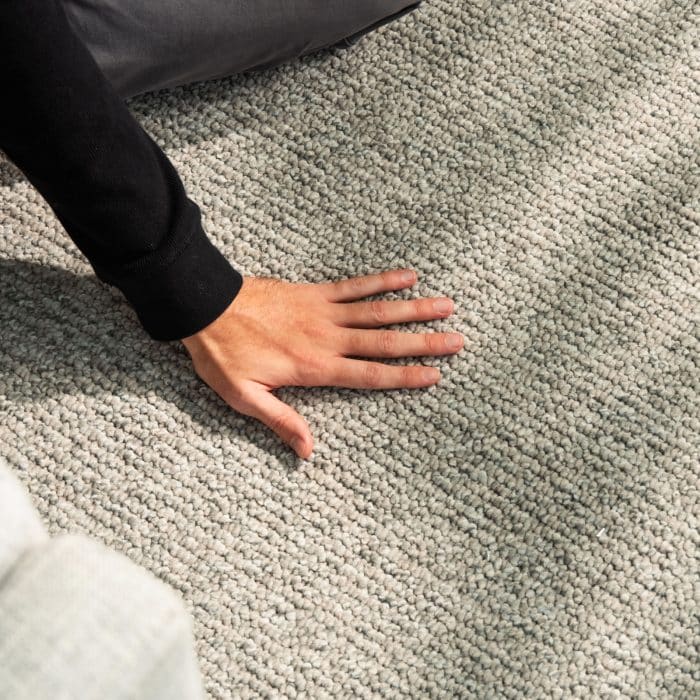 Durable residential carpet installed in a modern office interior